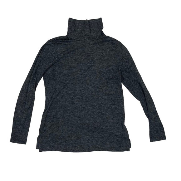 Ann Taylor Loft Tops - Ann Taylor LOFT Turtleneck Top Women's Size Small Gray Thin Stretch Long Sleeve